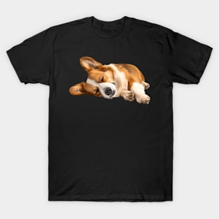 Lazy Pembroke Welsh Corgi T-Shirt